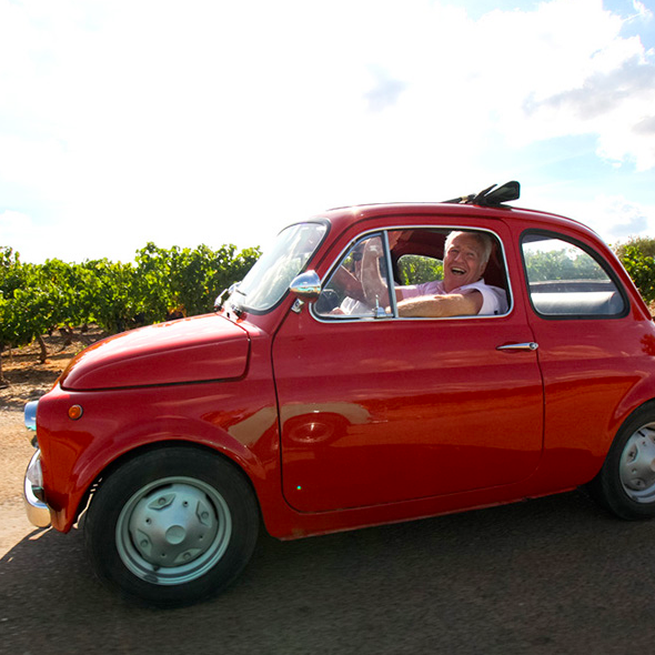 Dolce vita Fiat 500 côte d'azur